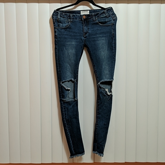 One Teaspoon Raw Hem Hoodlum Skinny - Picture 6 of 13